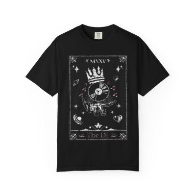 The DJ Tarot T-Shirt — Vintage Space Record Graphic Tee